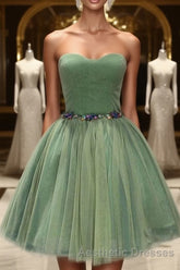 Cute Sweetheart Neck A-Line Classy Homecoming Dresses