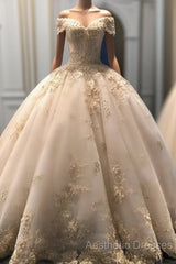 Champagne Ball Gown Evening Prom Dresses Quinceanera Dresses