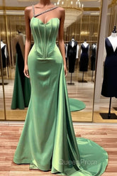 Mermaid Sage Corset Slit Dresses