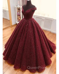 Mexican Quinceanera Dresses Ball Gown Sequin Off Shoulder