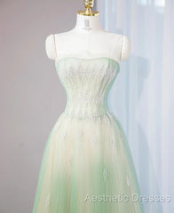Sweet Fairy Style Ball Gown For Birthday&Quinceanera-Sparkling Diamond A-Line Tulle Evening Dresses