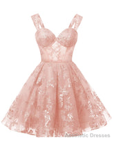 Teens Sparkly Tulle Peach Pink Homecoming Dresses Spaghetti Straps Short Cocktail Party Prom Dress