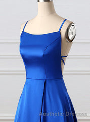 A-Line Evening Prom Dresses Side Split Evening Prom Dresses
