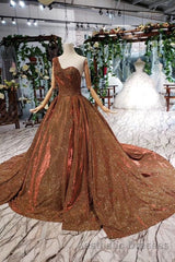 Big Evening Prom Dresses One Shoulder Lace Up Back Sequins Beads Quinceanera Dresses