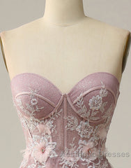 A-Line Sweetheart Neckline Long Evening Prom Dresses With Appliques
