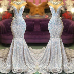 Glamorous Sequins Mermaid Long Evening Prom Dresses Online