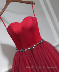 Cute Sweet Neck Short Evening Prom Dresses, Mini Dresses