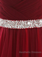 A-Line Elegant Quinceanera Evening Prom ValentineS Day Dresses Strapless Sleeveless Chapel Train Satin With Crystals