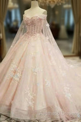 A Line On & Off Shoulder Dresses | V Neck Floor Length Lace Gown Girls Wear Evening Prom Dresses