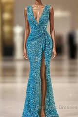 Blue Wedding Reception Dresses For Women, Evening Dresses For Women Evening Prom Dresses