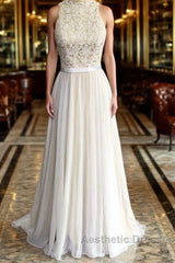 Eye-catching Lace Chiffon A-line Wedding Dresses