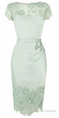 Elegant O Neck Prom Dress, Lace Evening Dress, Custom Made Prom Gown