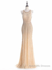 Cheap prom dresses Robe De Soiree Halter Gold Evening Party Dress