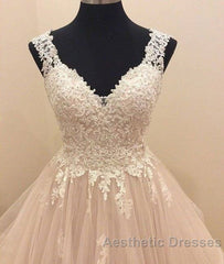 Custom Made Tulle Lace Long Evening Prom Gown, Lace Evning Dresses