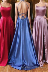 Sexy Backless Evening Prom Dresses Long, Dresses For Graduation Party, Evening Prom Dresses, Formal Dresses
