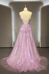 Elegant Evening Prom Dresses A-line Lace Appliques Sweet 16 Party Gown