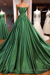 Fabulous Long A-line One shoulder Sleeveless Evening Prom Dresses