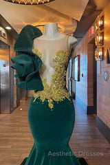 Fabulous Long Sleeveless Meimaid Evening Prom Dresses With Beading