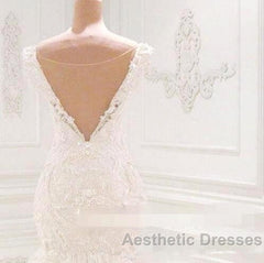 Luxurious Off the Shoulder Mermaid Wedding Dresses New Arrival Lace AppliquesBridal Gowns