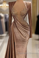 Mermaid Gown Evening Dresses Sexy Long Evening Prom Dresses