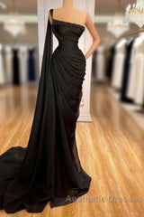 Mermaid Long Evening Prom Dresses, Sexy Evening Prom Dresses