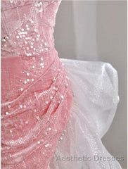 Mermaid / Trumpet Evening Prom Dresses Party Dresses Evening Prom Party Floor Length Sleeveless Off Shoulder Tulle with Pearls Sequin