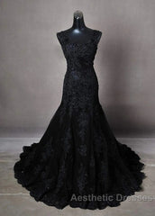 Off-The-Shoulder Long Wedding Dresses With Applique