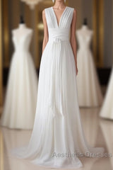 New Design The Charming White Real Made On Sale Simple Evening Prom Dresses
