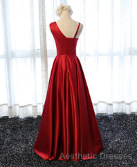Stylish Satin Long Evening Prom Gown Formal Dresses
