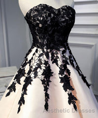 Champagne Lace Short Evening Prom Dresses, Lace Evening Prom Dresses