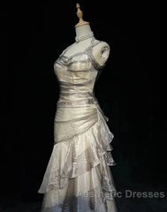 Retro Mermaid Long Evening Prom Dresses New Long Evening Gowns