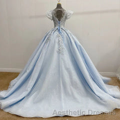 Romantic Quinceanera Organza Dresses Ball Gown