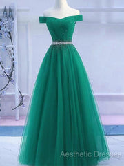 Sequins Burgundy Long Off The Shoulder Evening Prom Dresses