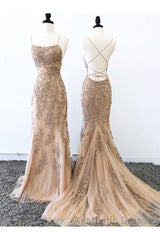 Sexy Long Lace Red Evening Prom Dresses Open Back