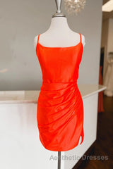 Short Ruched Bodycon Evening Prom Dresses, Short Bodycon Formal Homecoming Dresses