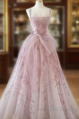 Spaghetti Straps Backless Formal Evening Prom Dresses For Wedding Party