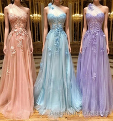 Unique sweetheart neck tulle lace long Evening Prom Dresses A line evening Dresses