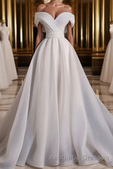 White Organza Long Evening Prom Dresses, White Long Evening Dresses
