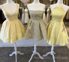 Yellow Homecoming Dresses